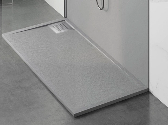 Receveur de douche, sur mesure : Largeur 100 à 300 cm x l. 70 à 150 cm. Bac à douche en résine Akrytan® anti glissant, finition misse, 10 couleurs, Livraison offerte et rapide